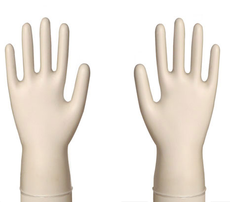 透明光面9寸PVC一次性手套